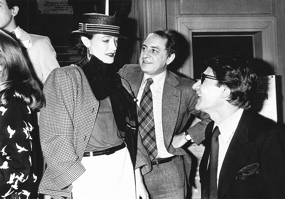 Pierre Bergé, Yves-Saint-Laurent et Loulou de la Falaise.©Guy Marineau