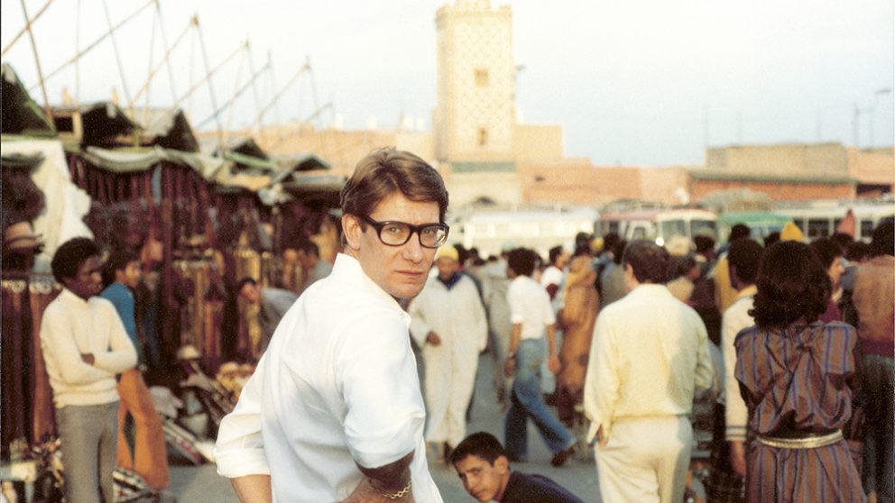 Yves Saint Laurent place Jemaa el-Fna à Marrakech. © Reginald Gray