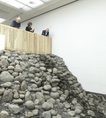 Cette installation centrale de l’exposition d’Olafur Eliasson (2014) fut conçue spécifiquement pour l’aile sud du musée. Elle se concentre sur les liens subtils qui marient la nature, l’art et l’architecture.