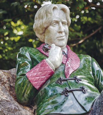 Statue d’Oscar Wilde. Square Merrion, à Dublin.