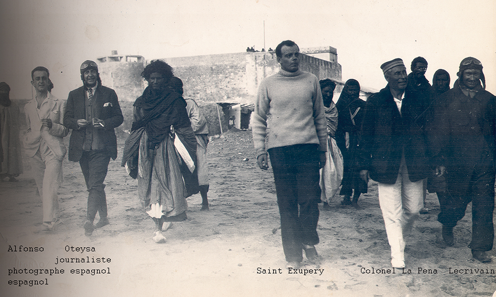 Sud du Maroc. Antoine de Saint-Exupéry à Cap Juby, Tarfaya.