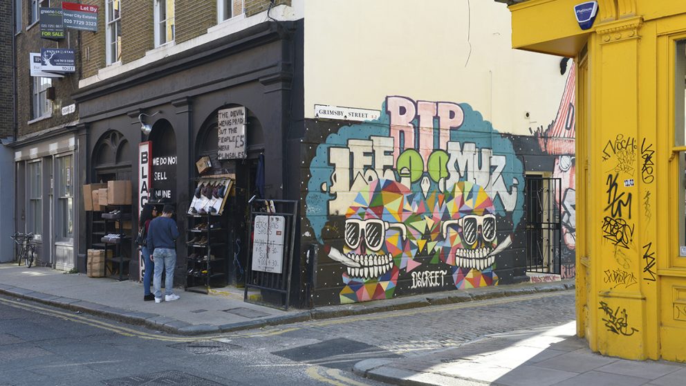 Hackney. Dans ce quartier londonien qui regroupe la plus grande concentration d’artistes au monde, la moindre ruelle est sujette au street art.