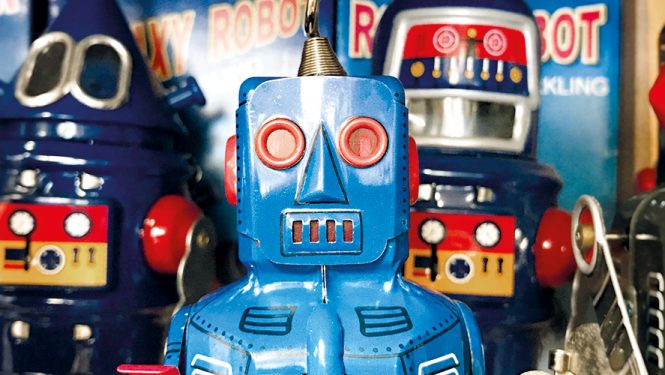 Petits jouets robots