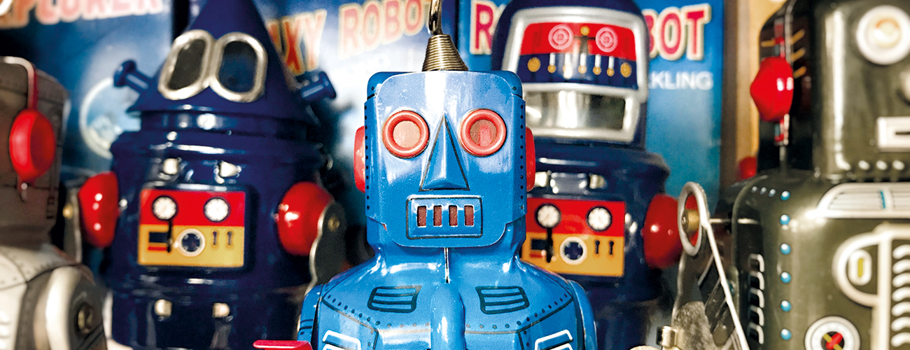 Petits jouets robots