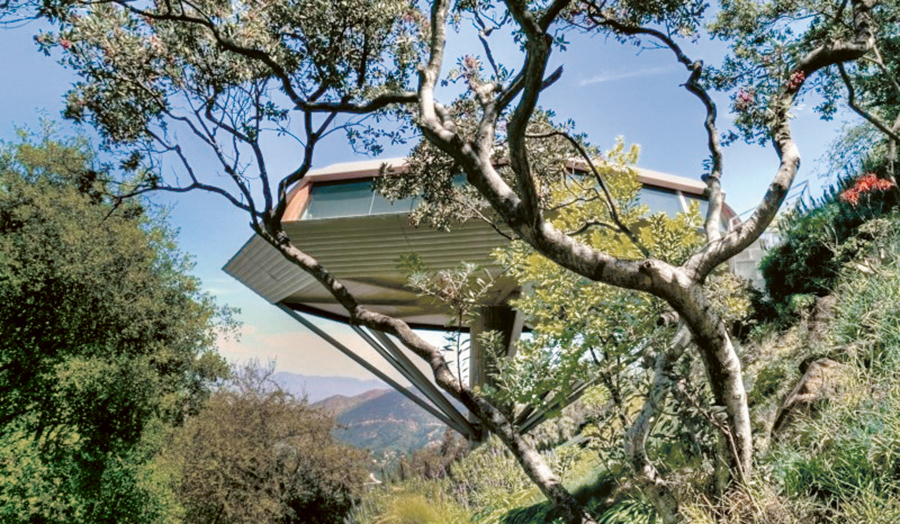 La Chemosphere, la villa-ovni réalisée par John Lautner en 1960 à Los Angeles et aujourd’hui propriété de l’éditeur allemand Benedikt Taschen.