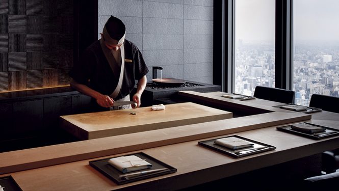 Véritables épicuriens. Les Japonais portent beaucoup d’attention à leur alimentation quotidienne.