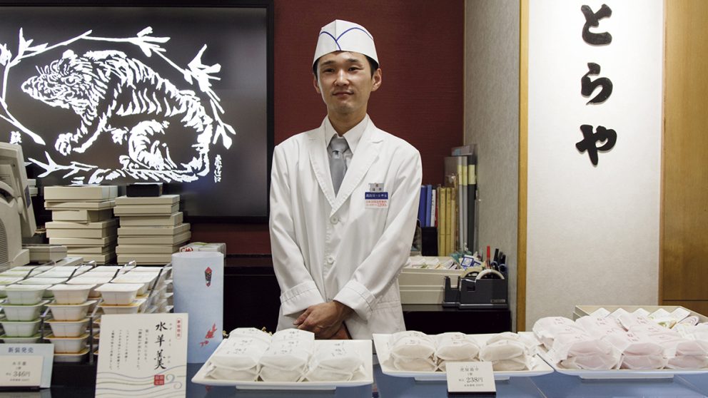 Epiceries fines japonaises. Les aliments sont présentés comme des perles rares.