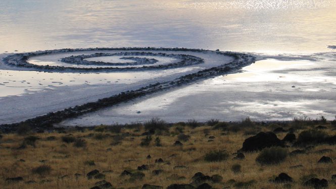 La « Spiral Jetty »