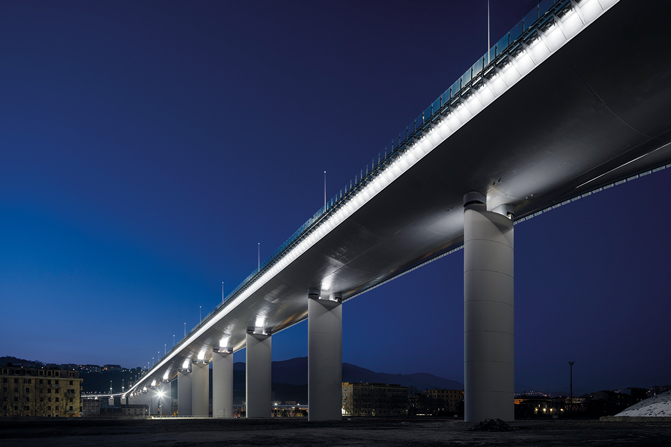 Le pont San Giorgio à Gênes