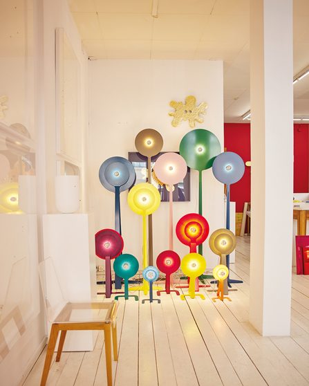 Les lampes « cyclopes » de la collection Randogne.