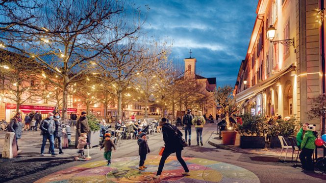 La place du marché à Carouge