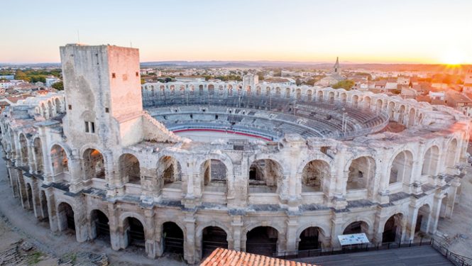 Les arènes d’Arles.