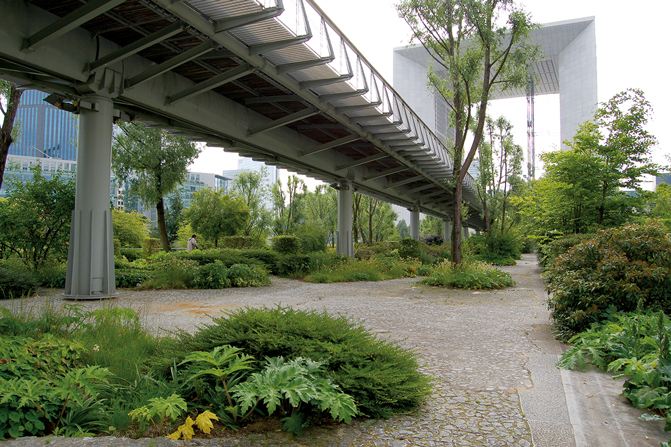 Le jardin de l’Arche.