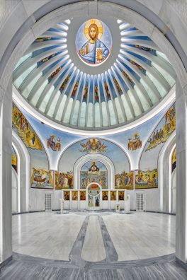 La Saint Nicholas Greek Orthodox Church & National Shrine de Santiago Calatrava à New York.