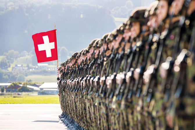 Les effectifs de l’armée suisse.
