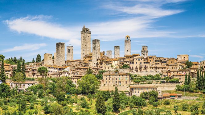 Le village de San Gimignano.