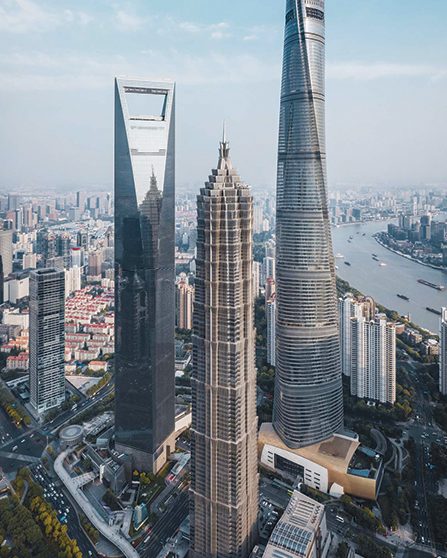 Le Shanghai World Financial Center.