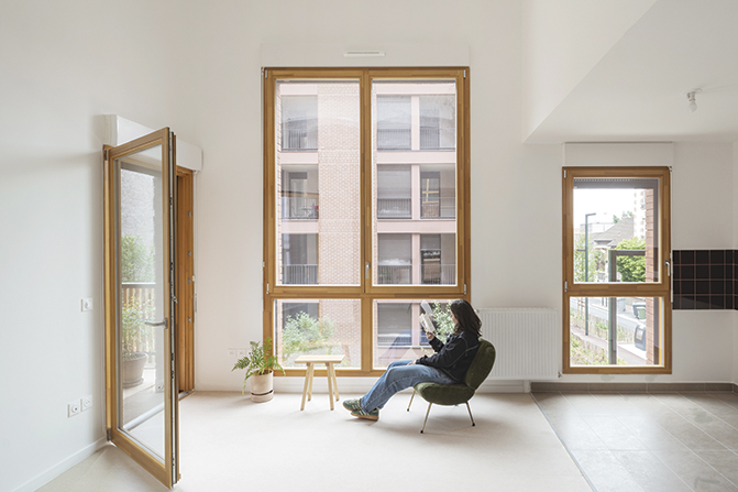 Une salle commune de « L’Îlot Poreux » à Bagneux.