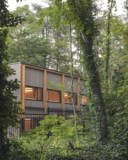 Le pavillon Sud Pussin de l’hôpital l’Eau Vive de Soisy