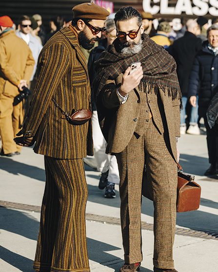 À Pitti Uomo, le défilé se déroule aussi dans les rues de Florence.
