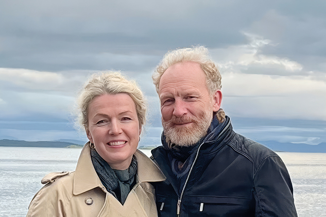 Sigridur Hagalin Björnsdottir et Jon Kalman Stefansson.