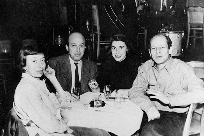 Lee Krasner, Clement Greenberg, Helen Frankenthaler et Jackson Pollock.