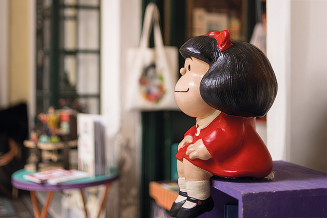 Le personnage de Mafalda.