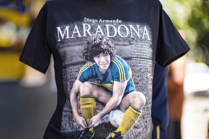 Maradona, l’autre Dieu des Argentins.