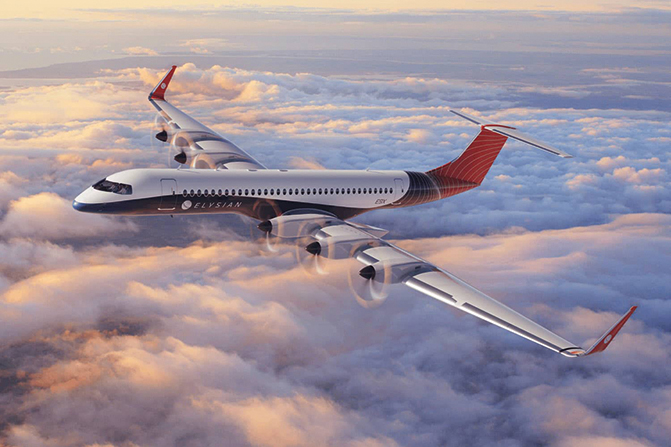 Le projet E9X, de la firme néerlandaise Elysian Aircraft.