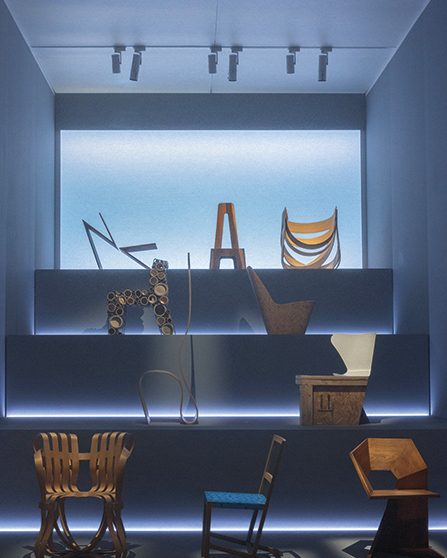 Vue de l’exposition au mudac à Lausanne en 2022.