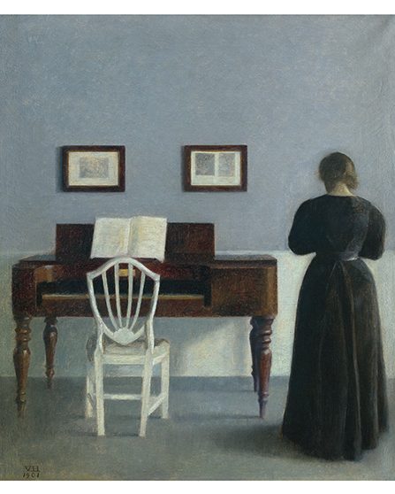 « Intérieur avec la femme de l’artiste, vue de dos », 1901.